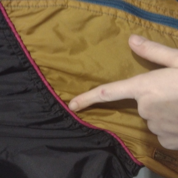 Vintage Reebok Windbreaker Jacket size small Blue Black Retro 80s 90s Athletic - Picture 8 of 12